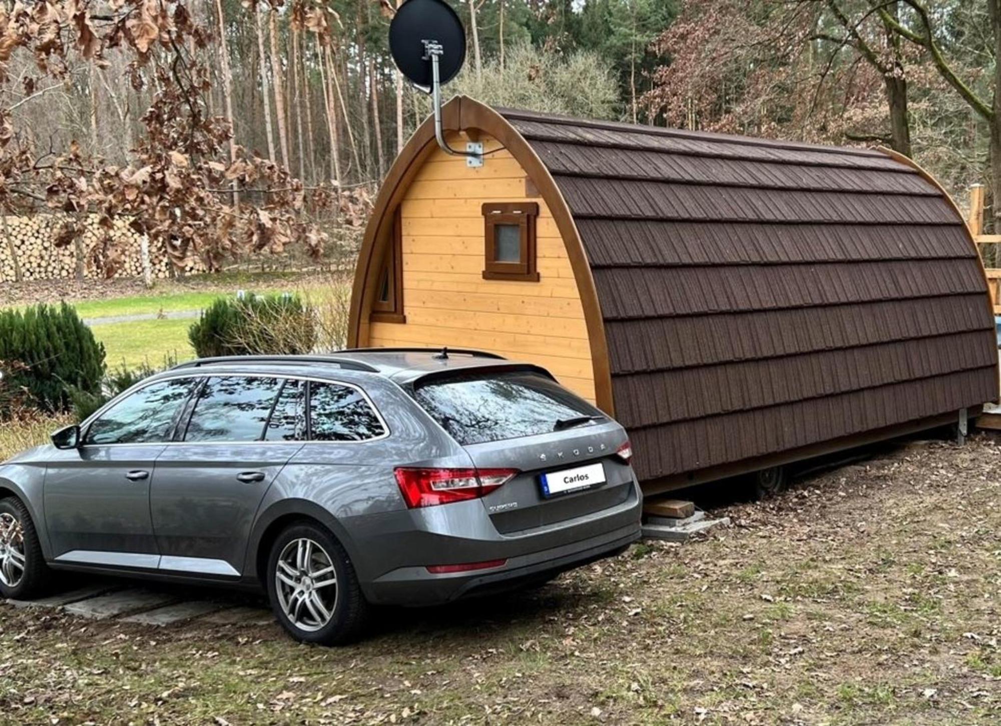 Tiny House Carlos - Zauberhaftes Camping-Pod Stuer المظهر الخارجي الصورة